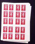 N°2874-C9 Briat, TVP rouge, 20 t. pour DAB Essayez l'enveloppe pré-timbrée, 36 carnets, neuf **, TB