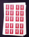 N°2874-C9 Briat, TVP rouge, 20 t. pour DAB Essayez l'enveloppe pré-timbrée, 36 carnets, neuf **, TB