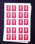 N°2874-C9 Briat, TVP rouge, 20 t. pour DAB Essayez l'enveloppe pré-timbrée, 36 carnets, neuf **, TB