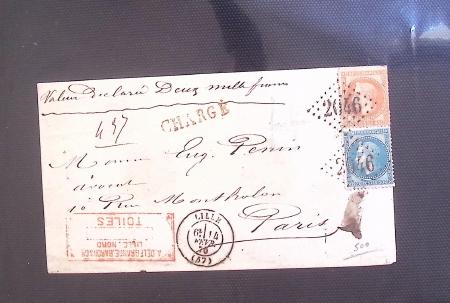 1830-1903, +100 lettres classiques en classeur dont