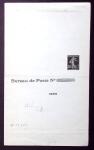Pneu caisse d'épargne 30c + 30c semeuse noir (Sec L1) neuf. TB