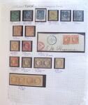 1870-1976 Collection spécialisée de Tunisie en un album,