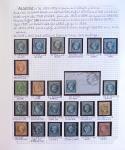 1860-1976 Collection spécialisée d'Algerie en un album,