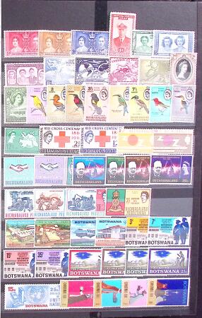 1937-1995, Collection en un classeur, avec aussi Lesotho
