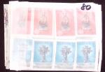 1972-1992, Collections en pochettes, quantités entre