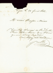 N°14B 20c bleu, T II, obl. GC d'ESSAI 1818 caractères DELIES s. LAC, càd LYON 22/2/62, Superbe. cote Maury