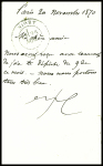 N°36 obl GC 347 + CAD "Paris les Batignolles" (20 