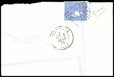N°45 obl GC 2240 + T17 "Marseille" (3 janv 71) sur