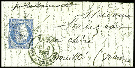 N°37 obl étoile 4 + CAD "Paris R. d'Enghien" (3 de