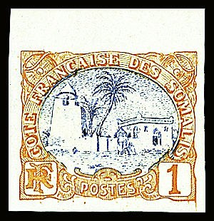 N°37A 1c. brun-rouge et bleu, neuf *, BdF, TB