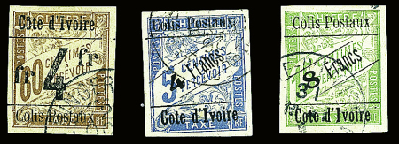 COLIS POSTAUX N°11, n°16 et + n°17, obl., TB