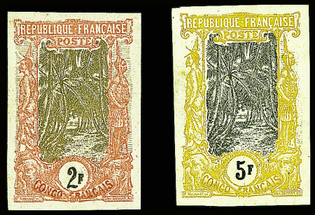 N°40a + n°41c, non dentelés, neufs *, TB