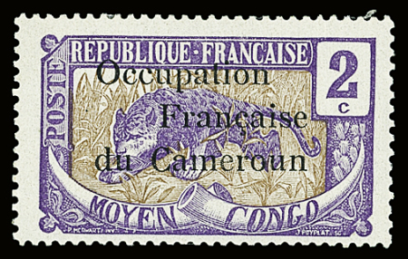 N°54 2c. violet et bistre, neuf **, TB, R (tirage 2025