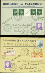 SAINT NAZAIRE Lot de 9 plis, affr. divers de la poche de ST Nazaire, TB
