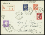 SAINT NAZAIRE Lot de 9 plis, affr. divers de la poche de ST Nazaire, TB