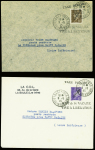 SAINT NAZAIRE Lot de 9 plis et une devant, affr. divers de la poche de ST Nazaire, TB