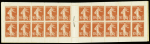 N°138-C1 10c rouge, carnet de 20 timbres, neuf **,
