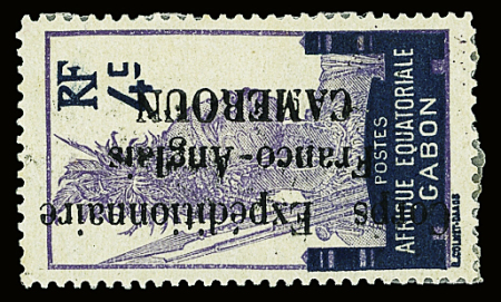 N°40 4 c. violet et bleu, neuf ** (gomme coloniale),