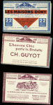 N°192-C 2 : 7 Carnets de 20 timbres Semeuse Camée n°192b