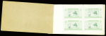 CARNET N°C20b carnet de 40 timbres n°20 5c. vert-jaune