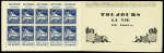 CARNET N°C47-6 carnet de 20 timbres n°47b 50c. bleu,