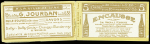 CARNET N°C34 carnet de 20 timbres du n°34 20c. brun