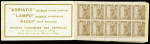 CARNET N°C34 carnet de 20 timbres du n°34 20c. brun