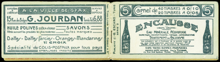 CARNET N°C70 carnet de 20 timbres n°70 5c. orange et