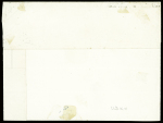 N°12 5c vert, obl étoile muette + CAD "Lettre AFFie de Paris pour Paris" (1855) sur lettre. TB