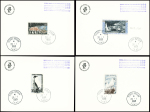 24 cartes PEV (explorateurs se serrant la main au dessus du globe) AFF divers TAAF dont PA8, PA3, PA5, PA4, PA7. TB lot