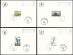24 cartes PEV (explorateurs se serrant la main au dessus du globe) AFF divers TAAF dont PA8, PA3, PA5, PA4, PA7. TB lot