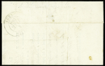 N°1 10c bistre-jaune, obl grille + T13 "Saulieu (20)" (1851). TB