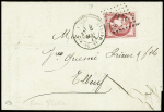 N°49 80c rose obl GC 2046D + CAD "Lille Qer PL St Martin" (4 mai 71) sur lettre, TB