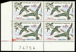 N°1275, Sarcelle, Variété couleur rouge et bleue très