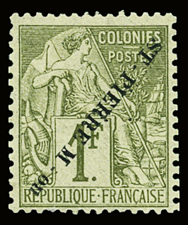 N°30a variété surcharge renversée, neuf *, TB
