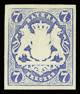 N°19 7k bleu, neuf *, TB