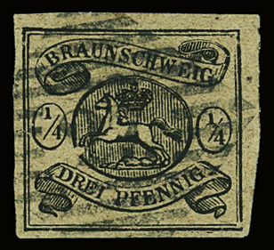 N°4 obl., TB. Signé Scheller