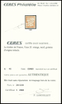 N°41 2f orange, fraicheur postale, neuf **, TTB. Certif