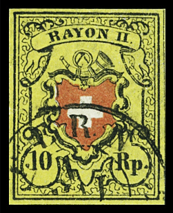 Type 18 A3/RO, farbfrisch und sehr gut gerandet, mit